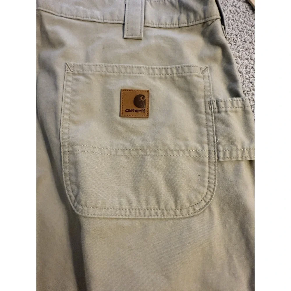 Carhartt Men's 36 x 30 Dungaree Fit Carpenter Pants Utility Cotton Workwear B151